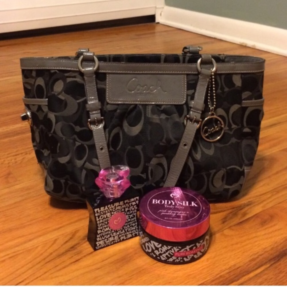 Black & Grey Coach Purse